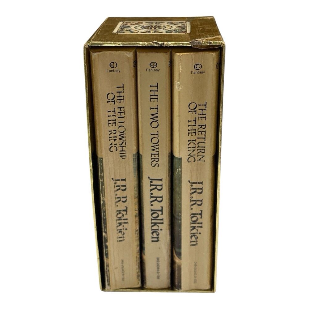 J.R.R. Tolkien The Lord of the Rings 3-Book Box Set Ballantine Books Paperback